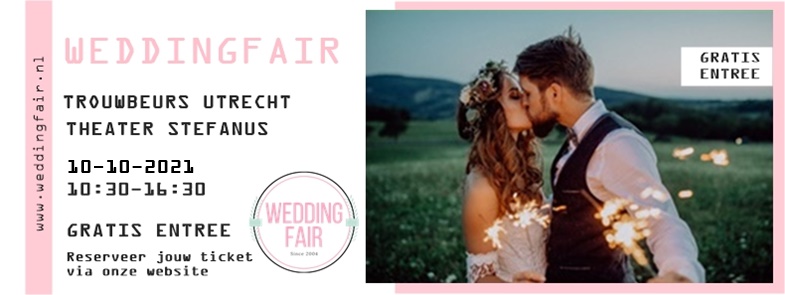 weddingfair utrecht najaar 2021