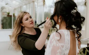 bridalstyling van make-up matters bij weddingfair
