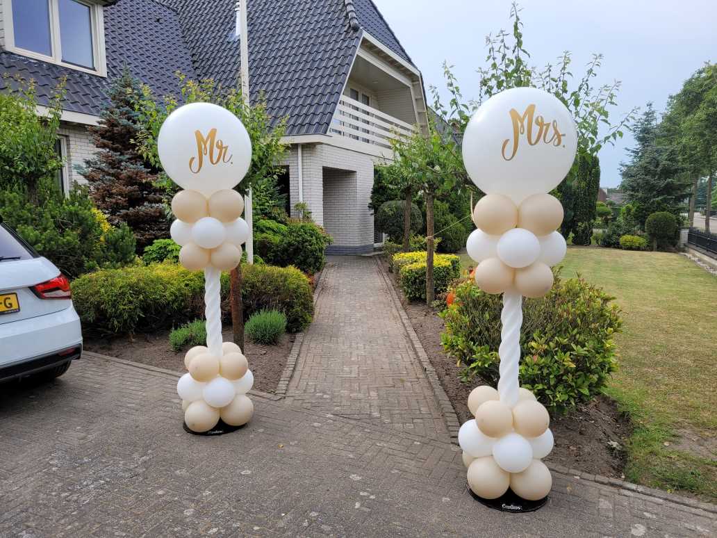 idecco ballondecoratie bruiloft trouwbeurs weddingfair