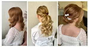 bruidskapsel bruids make-up bridal styling weddingfair alkmaar