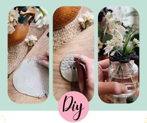 diy bruiloft tafeldecoratie maken bruidsbeurs