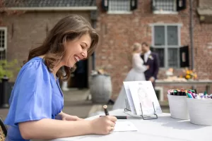 eventportret live illustrator voor jouw feest en bruiloft