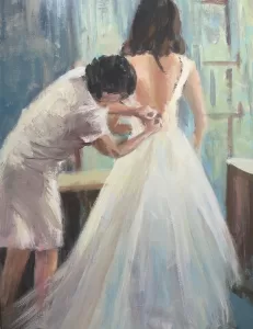 portrettenenmeer.com live wedding painting