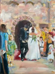 portrettenenmeer.com live wedding painting