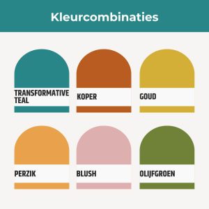 Transformative teal kleurcombinaties