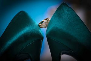 Transformative teal schoenen