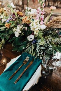 Transformative teal tafelstyling