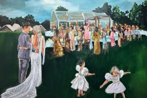 Jenny art live painter bruiloft