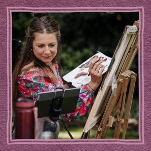 Jenny art live painter bruiloft