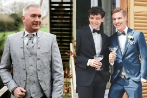 vince uniek trouwpak bruidegom